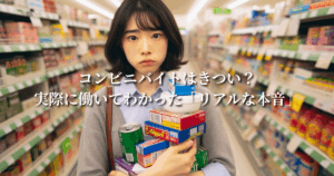 コンビニバイトはきつい?実際に働いてわかった「リアルな本音」