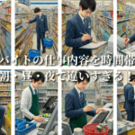 コンビニバイトの仕事内容を時間帯別に解説[朝・昼・夜で違いすぎる！】