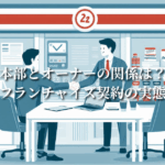 本部とオーナーの関係は？フランチャイズ契約の実態