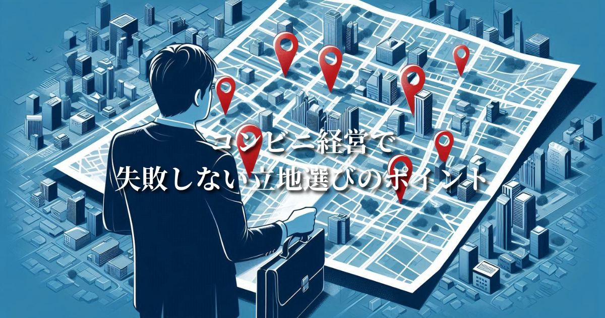 コンビニ経営で失敗しない立地選びのポイント