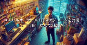 コンビニオーナーの1日スケジュールを公開！「自由」なんて幻想？