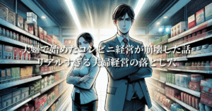 夫婦で始めたコンビニ経営が崩壊した話：リアルすぎる夫婦経営の落とし穴