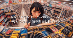 コンビニでシャーペンは売ってる？売ってない店舗の理由と探すコツ