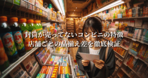 封筒が売ってないコンビニの特徴：店舗ごとの品揃え差を徹底検証